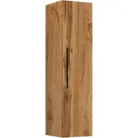 VCM Holzregal hängend | platzsparendes Regal | Maße: H.115x B. 30 x T. 30cm| Elegantes Regal hängend | Aufbewahrungsregal | Bücherregal | Wandboard - Arila XL Senkrecht