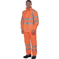 Prevent Warnschutz-Regenjacke PREVENT orange Größe XL - RJO/XL
