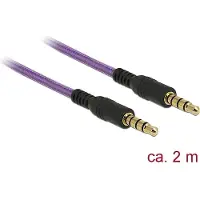 DeLOCK 85599 Audio-Kabel Violett