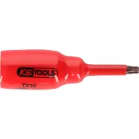 Ks Tools 1/2' Bit-Stecknuss mit Schutzisolierung für Torx-Schrauben, T40, kurz ( 117.2438 )