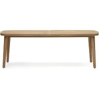 Natur24 Tisch Maset 100 x 225 x 77 cm Eukalyptus Tisch Gestell Möbelstück Outdoor Neu