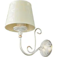 Licht-Erlebnisse Wandleuchte Orange Kupfer E27 Stoff Metall Klassisch Wandlampe