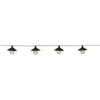 Star Trading 482-06, Leichte Dekorationskette, Schwarz, Weiß, Polyvinylchlorid (PVC), Ambiente, Ausrichtung, Universal, Flexibel