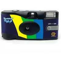 GT Photo AGFAPHOTO, Einwegkamera Realishot Flash 27 Aufnahmen Farbe, Schwarz / Blau