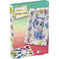 - Paillettenkunst Katze