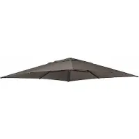 Sun Garden Ersatzbezug grau-meliert zum Easy Sun 320x320cm, 100% Polypropylen, Stoff B055