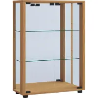 Hioshop Sammel Stand Vitrine Holz Glas Sintalo Spiegel