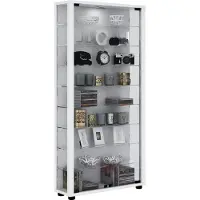 Hioshop Sammel Stand Vitrine Holz Glas Lumo Maxi
