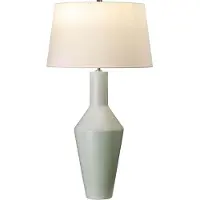 Elstead Lighting Elstead Leyton Tischleuchte E27 Blasses Salbei-Grün Elfenbein, UK