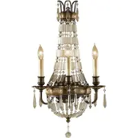 Elstead Lighting Elstead Bellini Wandleuchte E14 3-fach Oxidierte Bronze, Britische Bronze