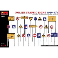 Mini art Polish Traffic Signs 1930-40's