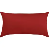 TRAUMSCHLAF Premium Interlock Kissenbezug 40x80 cm weinrot