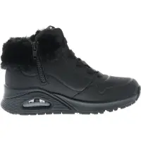 SKECHERS Uno Sneakers Hoog - Zwart - Maat 35