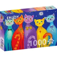 Enjoy Puzzle Puzzle mit 1000 Teilen Enjoy – Lächelnde Katzen