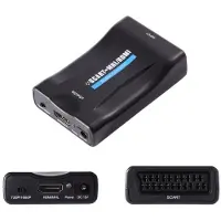 Hapena Scart zu HDMI 2451010002 Konverter,720/1080p,USB-powered