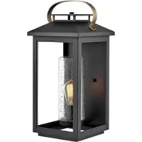 HINKLEY Atwater Outdoor Wandleuchte schwarz Hinkley QN-ATWATER-L-BK