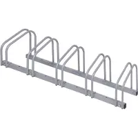 Wiltec Fahrradständer 5 Räder 1305x320x265mm pulverbeschichtet Fahrrad