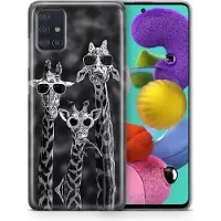 König Design Hülle Handy Schutz für Samsung Galaxy A51 Case Cover Tasche Bumper Etuis TPU Neu
