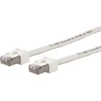 METZ CONNECT Patchkabel Cat.6 (Class E) S/FTP, Ultraflex500 VoIP, AWG 26, LSOH, weiß, 5 m