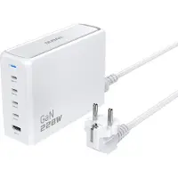 Dudao A228EU 228Watt GaN 4xUSB-C+ 1xUSB-A - Adapter - Digital/Daten