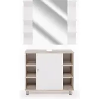 Vicco Badmöbel-Set Fynn Sonoma 2 Teile, Model 24291