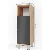 Vicco Midischrank Fynn Eiche 30 x 95 cm, Model 31923