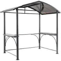 Mountfield Schwarzer Grillschutz aus Stahl 50 x 40 cm, universell, hitzebeständig, Funkenflug- und Grillgutschutz