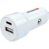 Skross Dual USB PD Car Charger 65W White