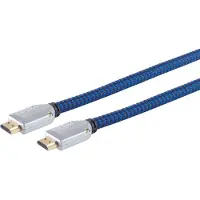S-Impuls S/CONN maximale Konnektivität HDMI-Verbindungskabel-HDMI-A-Stecker verchromt auf HDMI-A-Stecker
