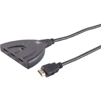 S-Impuls S/CONN maximum connectivity HDMI Umschalter 3x1, ABS, 4K60Hz, Eco, schwarz