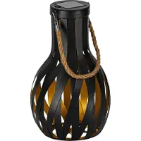 Eglo 48921, Hängende Außenbeleuchtung, Schwarz, Gold, Stahl, IP44, Camping, Garten, 1 Glühbirne(n)