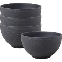 Villeroy & Boch Reisschüssel Manufacture Rock Black (4-teilig)