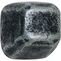 Schösswender Hutmutter eckige Form - 13 x 15mm, M 8, Schmiedeeisen schwarz