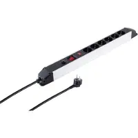 Shiverpeaks S/CONN maximum connectivity Alu Steckdosenleiste 6-fach mit Überlast- und Überspannungsschutz (09-20565)