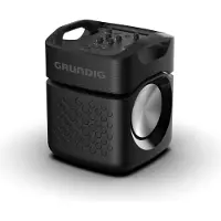 Grundig PartyHit Max, Verkabelt & Kabellos, Tragbarer Mono-Lautsprecher, Schwarz, IPX4, Integrierte Batterie, 12 h