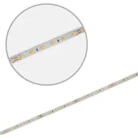 ISOLED LED CRI919/940 MiniAMP Flexband Streifen, 24V, 10W, IP20, weißdyn., 250cm, Kabel beids. + maleAMP, 126 LED/m