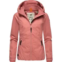 Ragwear Outdoorjacke "Dizzie" mit Kapuze Wasserdichte Übergangsjacke mit großer Kapuze