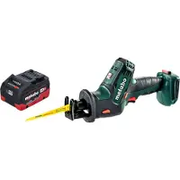 Metabo SSE 18 LTX Compact Akku Reciprosäge Säbelsäge 18 V 13 mm + 1x LiHD Akku 5,5 Ah - ohne Ladegerät