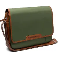 The Chesterfield Brand Umhängetasche mit Laptopfach Falun Flapoverbag Olive Green olivgrün