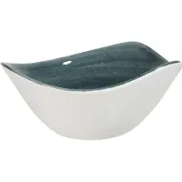 Churchill Livingstone Stonecast Patina Rustic Teal Triangel Teller tief 15.3cm