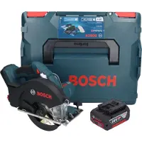 Bosch GKM 18V-50 Professional Akku Metall Handkreissäge 18 V 136 mm Brushless + 1x Akku 4,0 Ah + L-Boxx - ohne Ladegerät