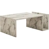 Skye Decor , Memo - Freesia Marble, Couchtische, Freesia Marmor, 86,8 x 32,4 x 50 cm