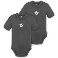 Normani 2er Set Baby Merino Kurzarmbody „Tihoi" - 9309