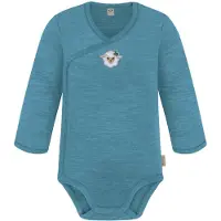 Normani Baby Merino Wickelbody Langarm "Kaitaia" - 9327
