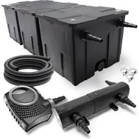 SunSun CBF-350C CUV-236 36W SET NEO10000 Pumpe Schlauch Teichfilterset