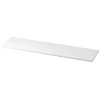 Hammerbacher Weiße Abdeckplatte 160,5x43 cm mit 0,5 cm Überstand für Schrankwand bis 160 cm Breite