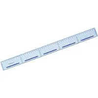 Rumold Zeichenlineal Grid 50cm mit Stahlkante