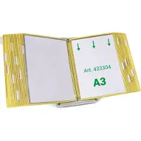Tarifold Sichttafelsystem 433304 DIN A3 gelb mit 30 St. Sichttafeln