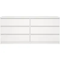 Ebuy24 Naia Kommode 6 Schubladen weiß.