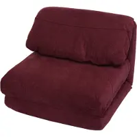 Mendler Schlafsessel MCW-E68, Schlafsofa Funktionssessel Klappsessel Relaxsessel, Stoff/Textil bordeaux